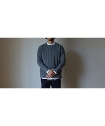 Re made in tokyo japan | Re made in tokyo japan アールーメイドイントーキョージャパン NARROW RIB POCKET TRAINER ナローリブポケットトレーナー チャコール(スウェット)