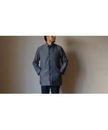 nisica | nisica ニシカ DHANGARHI COVERALLS ダンガリーカバーオール NVY ネイビー(カバーオール)