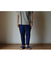 weac. | weac ウィーク EASY PANTS イージーパンツ INDIGO インディゴ UNISEX 男女兼用(その他パンツ)