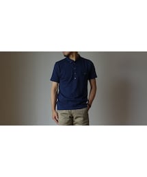 Re made in tokyo japan | Re made in tokyo japan アールイーメイドイントーキョージャパン DRESS KNIT BD SHIRT ドレスニットBDシャツ NVY(シャツ/ブラウス)