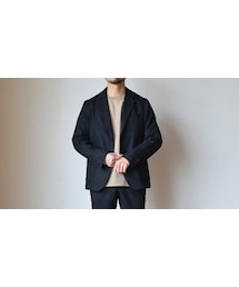 A VONTADE LOUNGE JACKET ア ボンタージ ラウンジジャケット ブラック(テーラードジャケット)