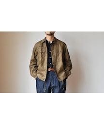 チェコ軍 ワークジャケット ブラウンカーキ(カバーオール)