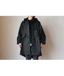 アメリカ軍ナイトカモ フィールドコート 後染めブラック(ミリタリージャケット)