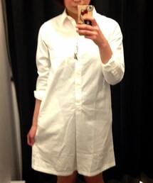 UNIQLO | 白シャツワンピ(ワンピース)