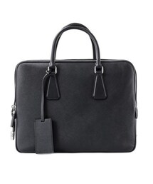 PRADA | プラダ サフィアーノ ビジネスバッグ ブリーフケース 書類カバン NERO/ブラック VS0645(ビジネスバッグ)