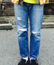 Levi's | カッターで細かく刻んで裂きました！！(デニムパンツ)