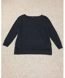 la.f… | カシミヤ＆ウール（チャコール）(ニット/セーター)