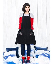 Être雙手繡口袋圍裙(その他トップス)