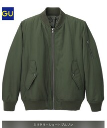 GU | ミリタリーショートブルゾン(ジャケット/アウター)