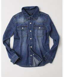 GLAZOS | 本格加工・デニム長袖シャツ(シャツ/ブラウス)