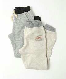 GLAZOS | 粗挽き杢裾リブ10丈パンツ(その他パンツ)