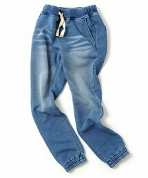 GLAZOS | 色落ち加工デニムニットパンツ(その他パンツ)