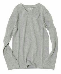 GLAZOS | ベーシックVネック長袖Tシャツ(Tシャツ/カットソー)