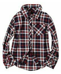 GLAZOS | ベーシックチェック長袖シャツ(シャツ/ブラウス)