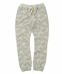 GLAZOS | リーフ総柄・裏毛ジョガーパンツ(その他パンツ)