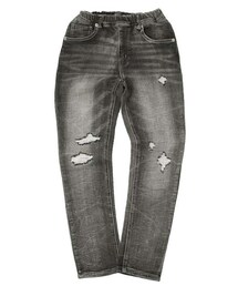 glazos | リメイク加工ニットデニムパンツ(デニムパンツ)