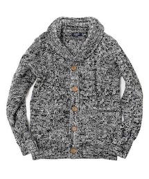 glazos | ケーブルニット・ショールカーディガン(カーディガン/ボレロ)