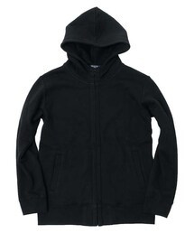 GLAZOS | 裏起毛ベーシック・ジップアップパーカー(パーカー)