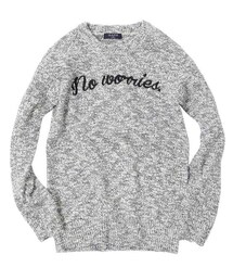 glazos | メランジニット・プルオーバー(ニット/セーター)