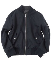 glazos | ピーチスキン・リバーシブルMA-1ジャケット(ブルゾン)