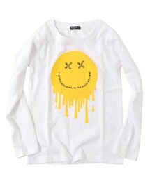 glazos | クレイジースマイル長袖Tシャツ(Tシャツ/カットソー)