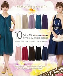 no brand | シフォンドレス(ドレス)