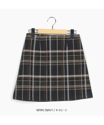 merongshop | モダンチェックモードスカート[MADE.M](スカート)