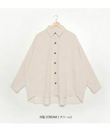merongshop | コーデュロイボクシーポケットシャツ[MADE.M](シャツ/ブラウス)