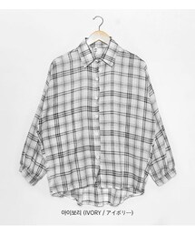 merongshop | ルーズチェックオーバーシャツ(シャツ/ブラウス)