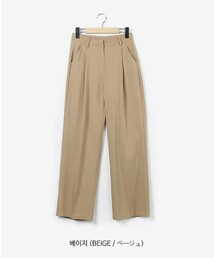 merongshop | ワンタックロングスラックス(スラックス)