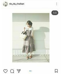 Instagram ♥ | Maison de FLEUR のかごバックを合わせて夏気分🌻*°(トップス)