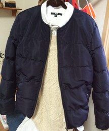 H&M | ノーカラーダウンジャケット(ダウンジャケット/コート)