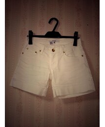 ZARA | ホワイトデニムショートパンツ(デニムパンツ)