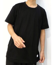 SISE | SISE×Narrenschiff　SJ-15S-CS02N BK　ポケットT（リヨセルコットン）(Tシャツ/カットソー)