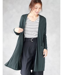 Pierrot | UVカット機能裾スリットカーディガン(カーディガン/ボレロ)