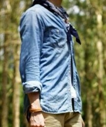 no brand | Denim shirt(Tシャツ/カットソー)