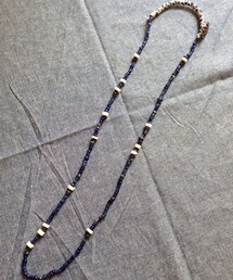 Simple Union | Simple union handmade :
1. Handmade vintage tradebeads - navy(ネックレス)
