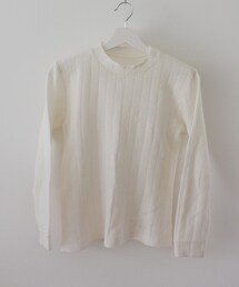VINTAGE | モックネックTシャツ ヴィンテージ 60年代 ジャパン 針抜き(Tシャツ/カットソー)