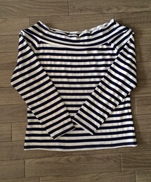 BE RADIANCE | オフショルダー ボーダーカットソー(Tシャツ/カットソー)