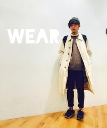 フリマで買ったコート | ステンカラーコート