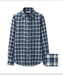 UNIQLO | 特級亞麻格紋襯衫
(シャツ/ブラウス)