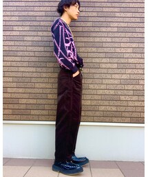 横向き　パンツシルエット | パンツ