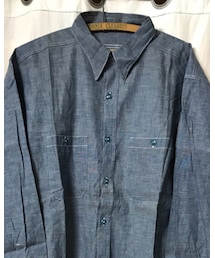 40〜50s vintage | 40年代終盤〜50年代 usnavy シャンブレーシャツ(シャツ/ブラウス)