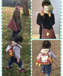 娘もお揃いのリュックです🦊 | その他