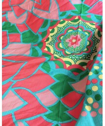 元はサイケな蓮模様の大判ストールです | マフラー