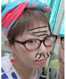 髪の毛に巻きつけたりも | バカボンのパパ ( ･෴･)(ストール/ショール)