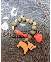 Ne-net | 昨夜偶然このブレスレットなおそうって思ってたのでした。早く修理してつけたいな🐑🐟🏄‍♀️(ブレスレット)