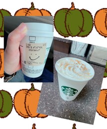 🎃スパイシーパンプキンラテ🎃 | ホイップ増し増しでって店員さんに言ってしまった(ラーメン二郎かい)(その他)