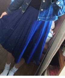 古着膝丈スカート(スカート)