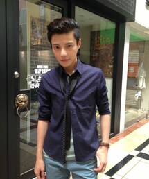 Mr.Rich點點襯衫(シャツ/ブラウス)